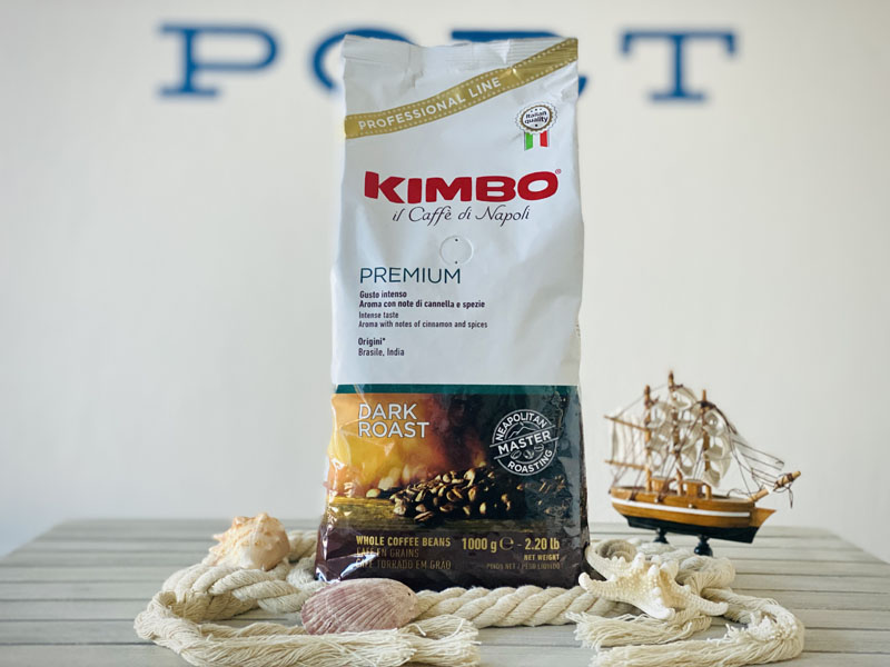 Kimbo Premium dark roast Coffeeport